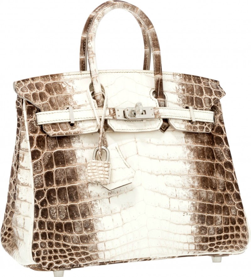 World's most expensive handbag sells in Hong Kong for over US$377,000 – a  Hermès white crocodile Birkin