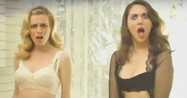 Alison Brie and Gillian Jacobs' Hilarious Pin-Up and Strip Down Routin...
